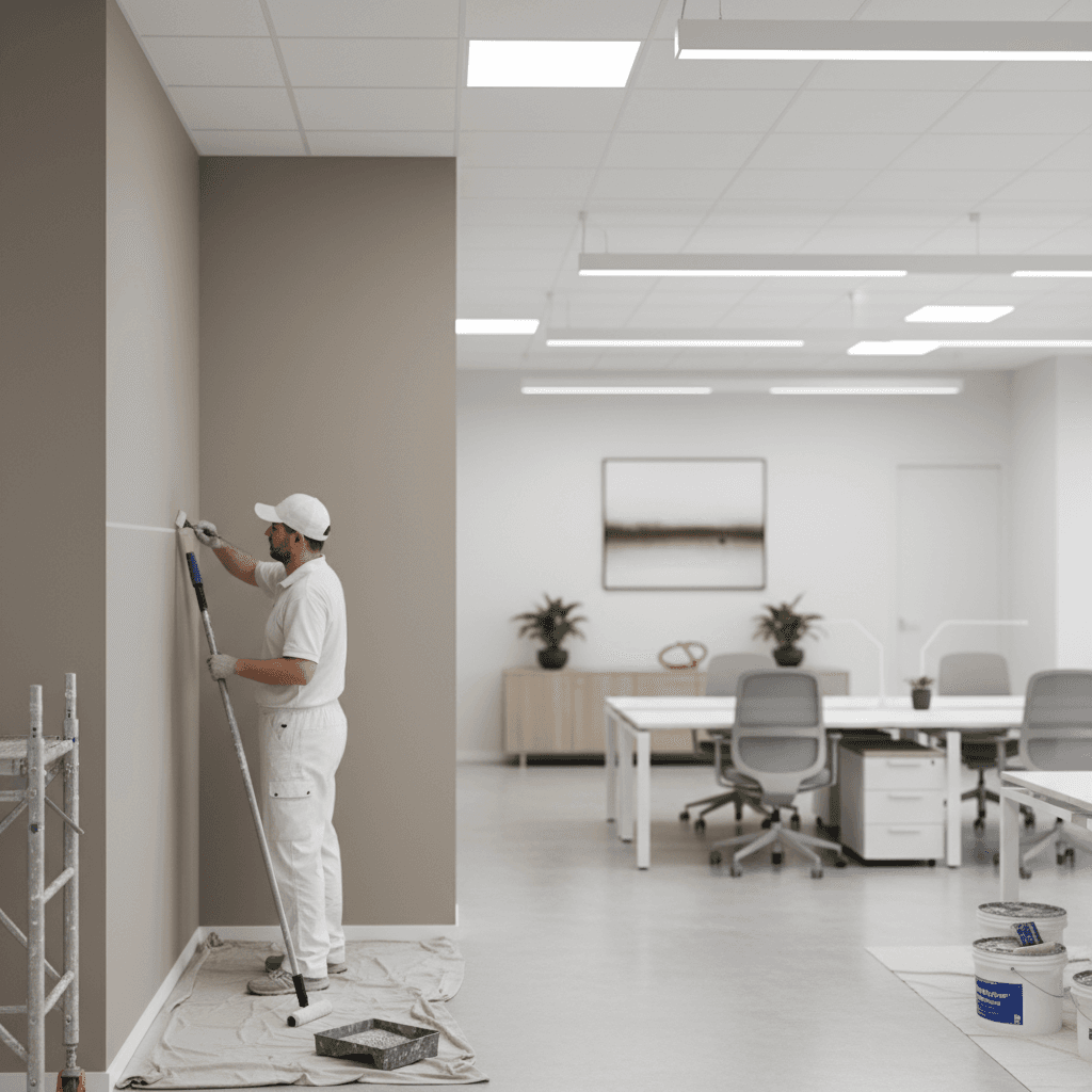 Commercial painting service
